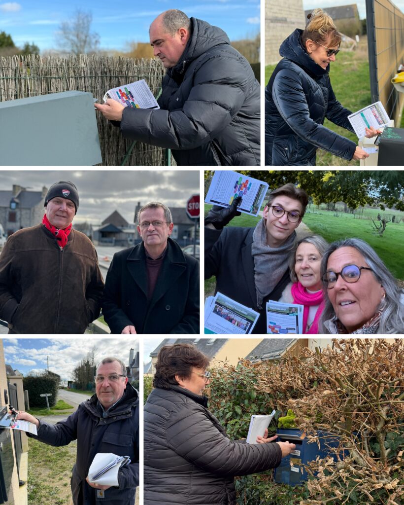 Ce week-end, présents sur le terrain