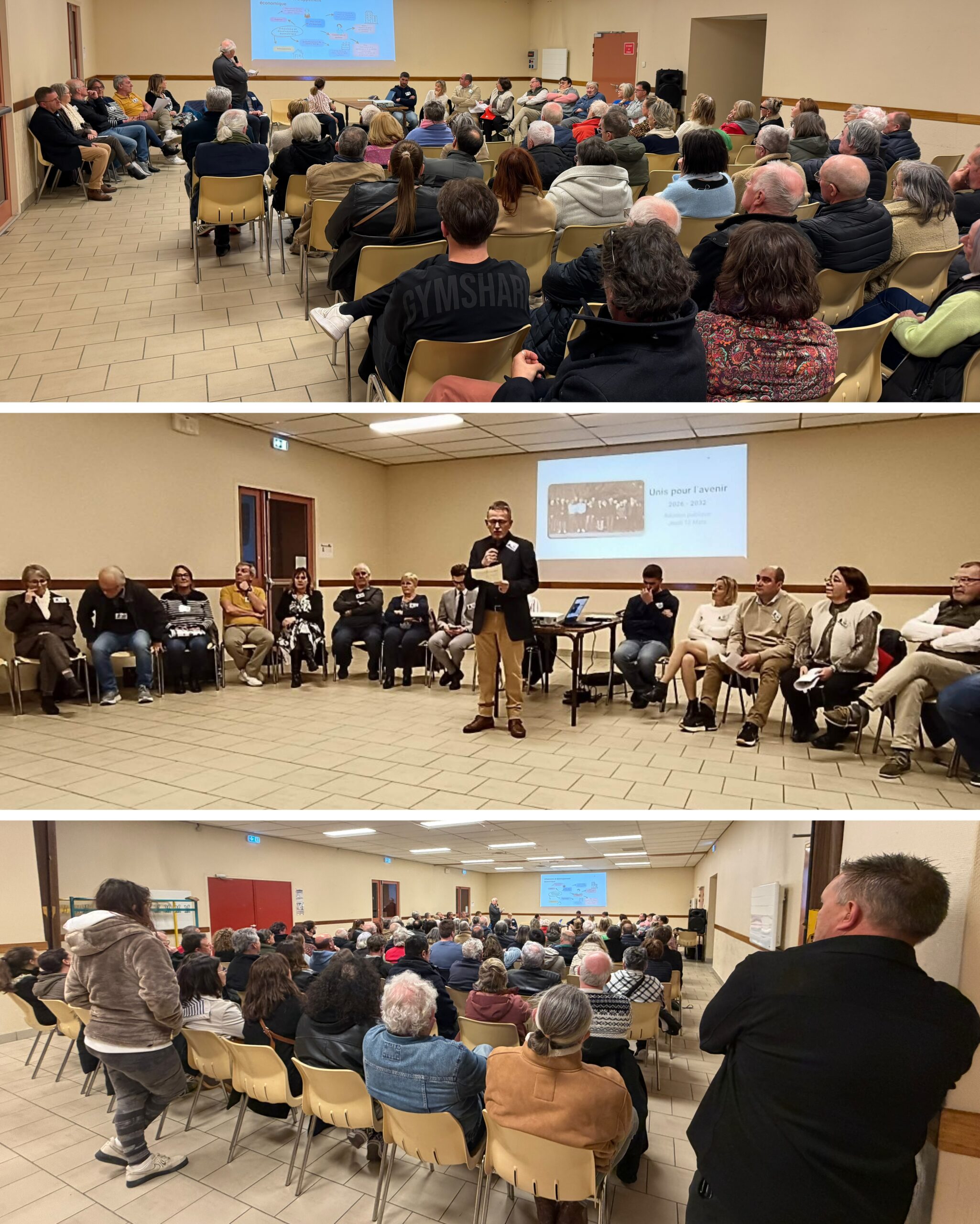 Merci pour votre présence lors de notre réunion publique